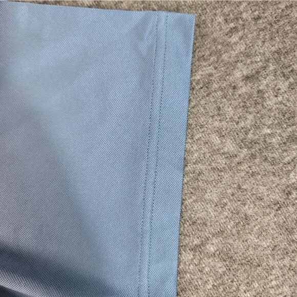 FootJoy Men's Golf Shirt Size L Blue Performance Polo With Pink Chest Pocket - Picture 4 of 13